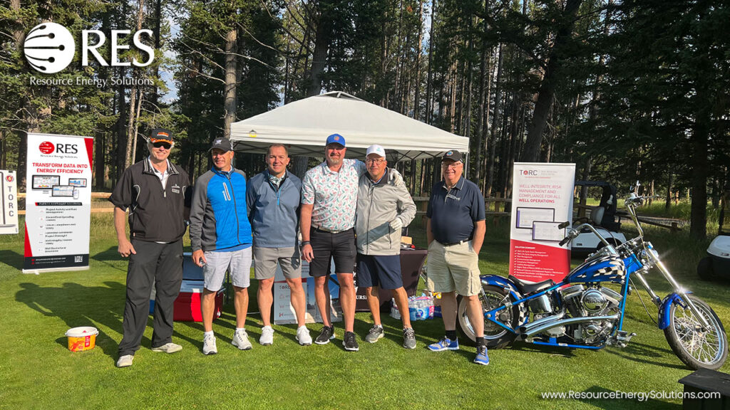 RES at the CEEA 73 Golf Tournament August 2024 Fairmont Banff Springs Golf Course oil and gas software, Trent Marx president and CEO