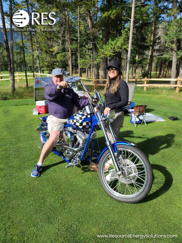 RES oil and gas software company at the CEEA 73 Golf Tournament August 2024 Deryl Williams COO at Fairmont Banff Springs Golf Course oil and gas software TORC