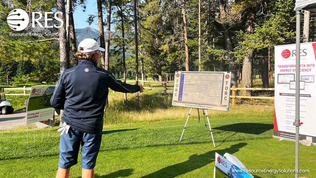 RES oil and gas software company at the CEEA 73 Golf Tournament August 2024 Fairmont Banff Springs Golf Course oil and gas software TORC