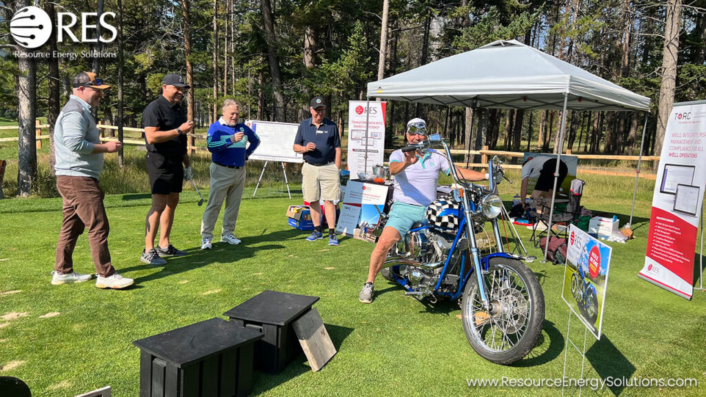 RES energy software producer at the CEEA 73 Golf Tournament August 2024 Fairmont Banff Springs Golf Course oil and gas software